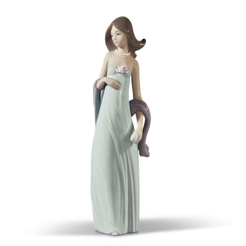 Lladro Look at my Dress Figurine
