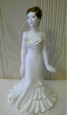 Coalport Valentine Debutante Devotion Figurine