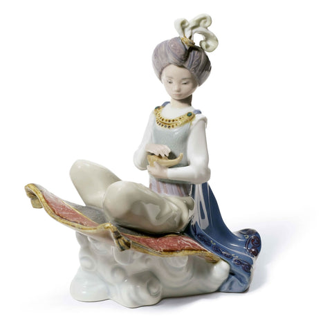 Lladro Fetch My Shoe! Girl Figurine