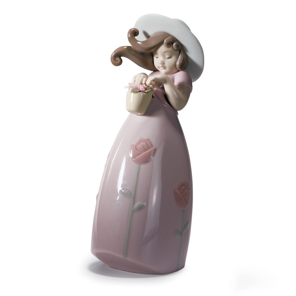 Lladro Little Rose Figurine