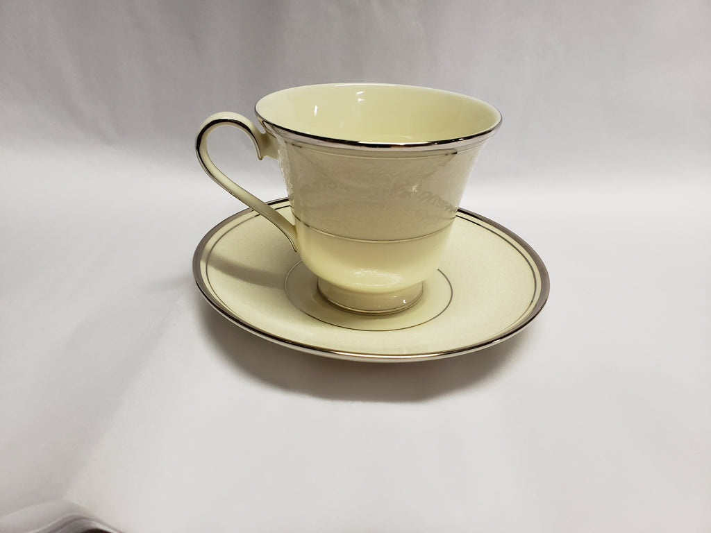 Bridal Veil Teacup & Saucer by Minton