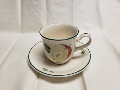 Allure Platinum Tea Cup & Saucer Set by Royal Doulton