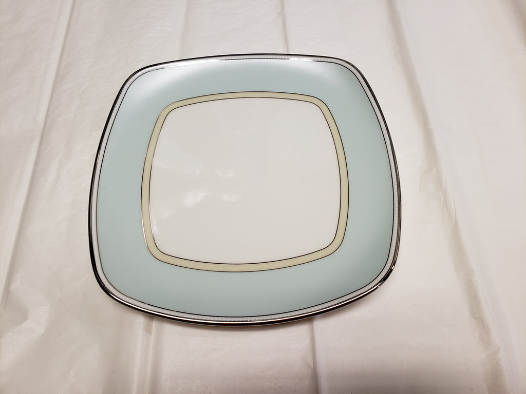 Centura Green Square Accent Plate by Noritake