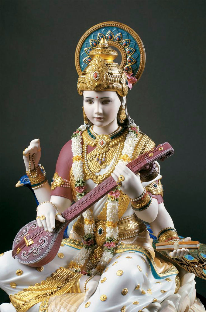 Lladro Saraswati Sculpture. Limited Edition