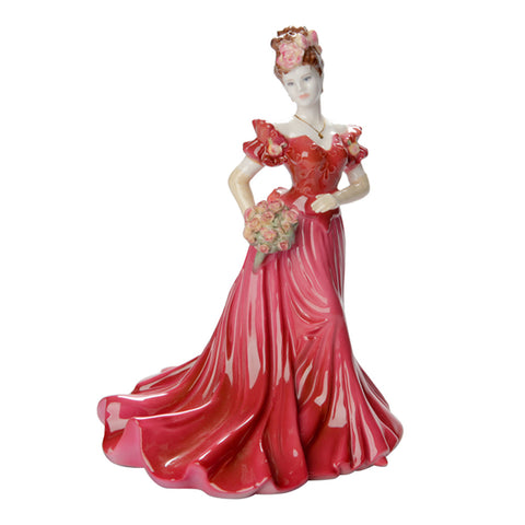 Coalport Beau Monde Rose Figurine