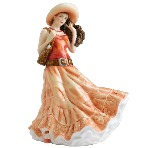 Royal Doulton Language of Flowers I Love You, Red Rose Figurine