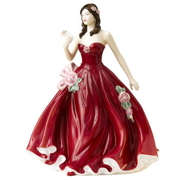 Royal Doulton Pretty Ladies Happy Birthday 2008 Figurine