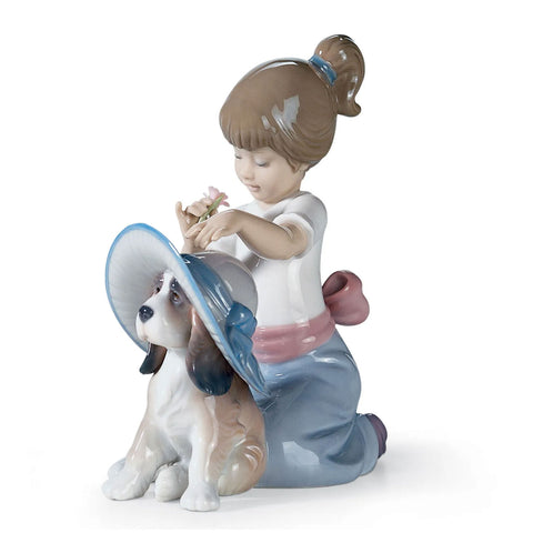 Lladro Flowers For Mommy Figurine
