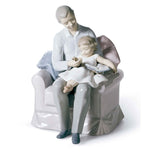 Lladro Grandfather Stories Figurine