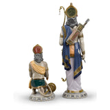 Lladro Lakshman and Hanuman Figurine