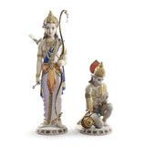 Lladro Lakshman and Hanuman Figurine